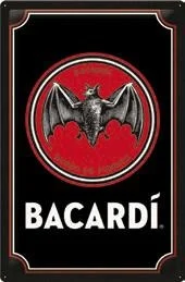 Sign 40x60 cm Bacardi - Logo Black