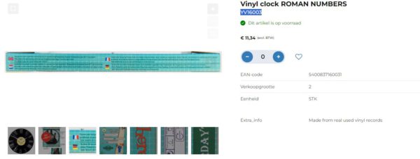 Vinyl Clock Roman Numbers - Image 3